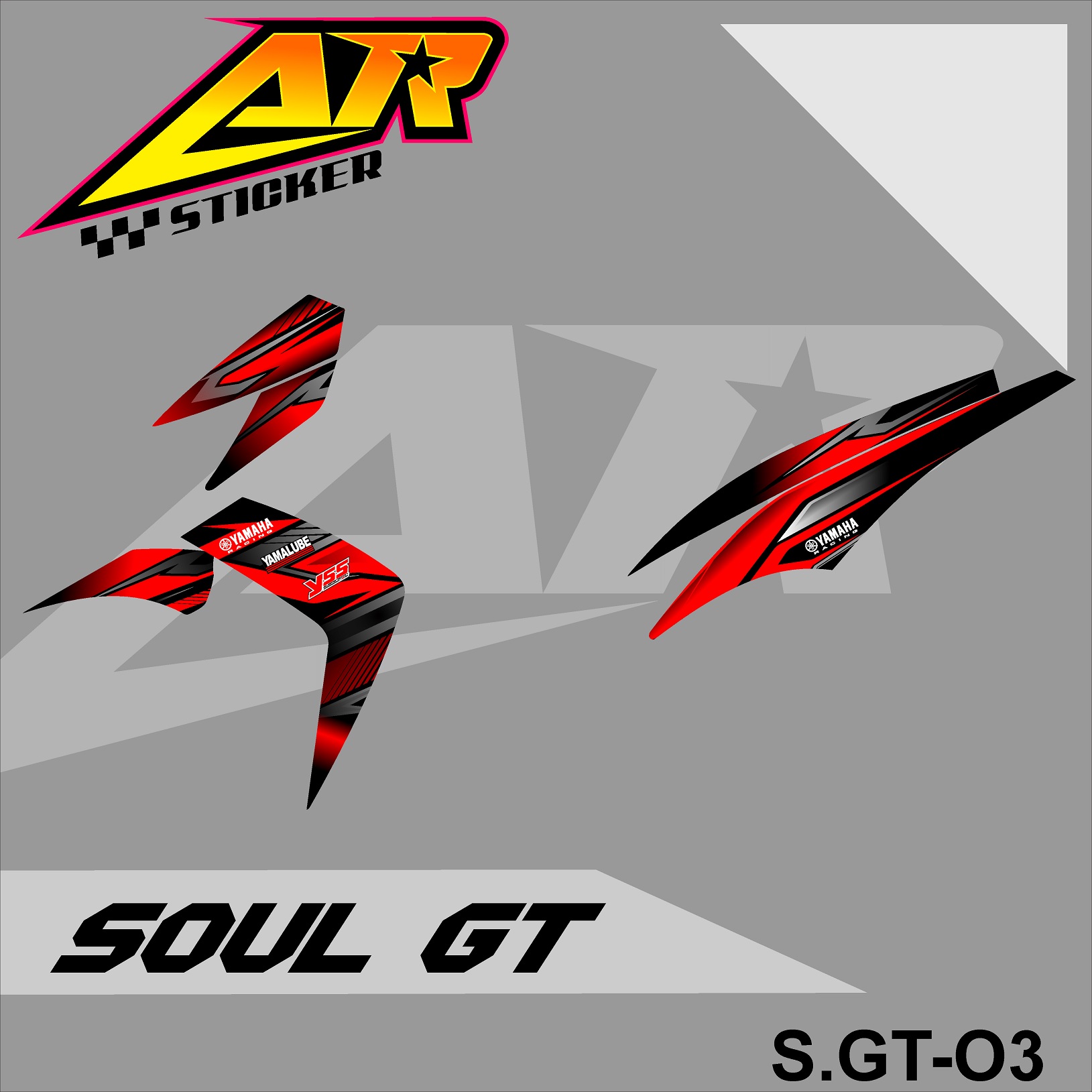 Detail Gambar Stiker Motor Mio Soul Nomer 40