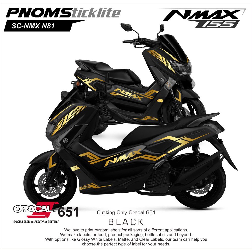 Detail Gambar Stiker Motor Nmax Nomer 2