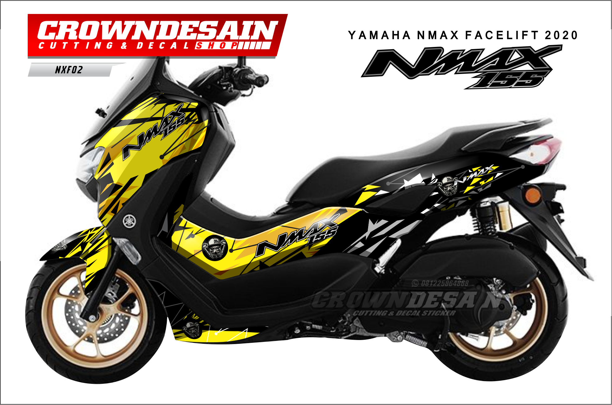 Detail Gambar Stiker Motor Nmax Nomer 44