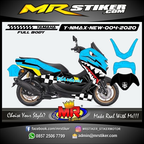 Detail Gambar Stiker Motor Nmax Nomer 50