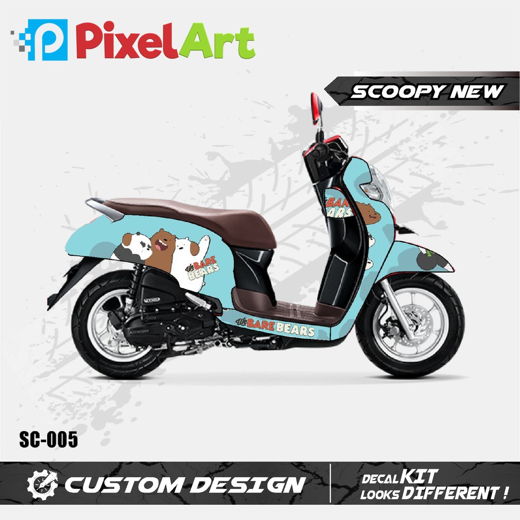 Detail Gambar Stiker Motor Scoopy Nomer 13