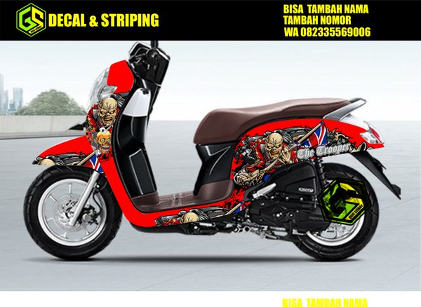 Detail Gambar Stiker Motor Scoopy Nomer 14