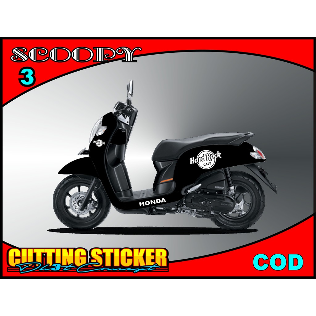 Detail Gambar Stiker Motor Scoopy Nomer 18