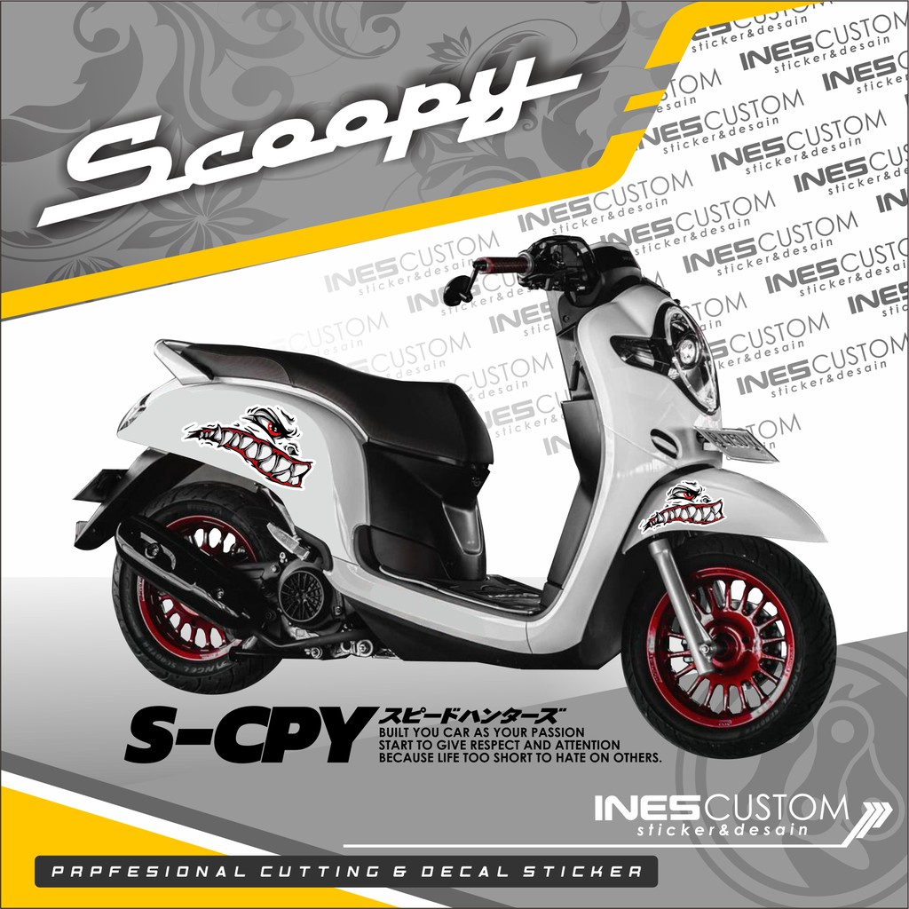 Detail Gambar Stiker Motor Scoopy Nomer 19