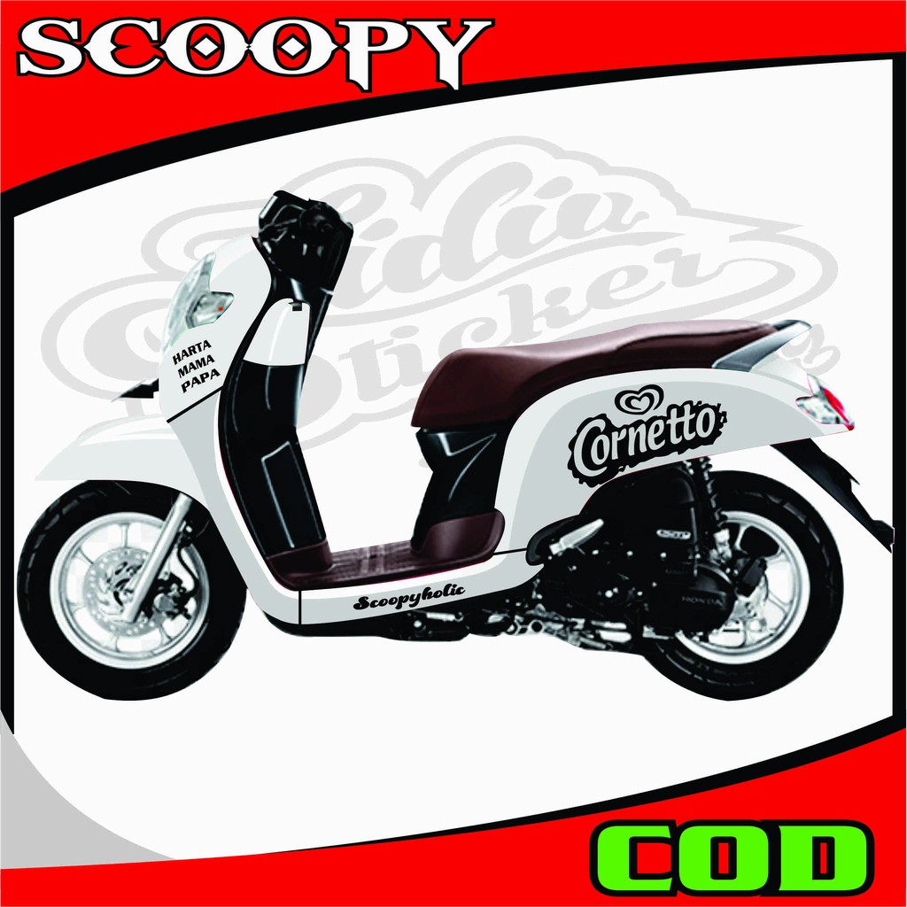 Detail Gambar Stiker Motor Scoopy Nomer 22