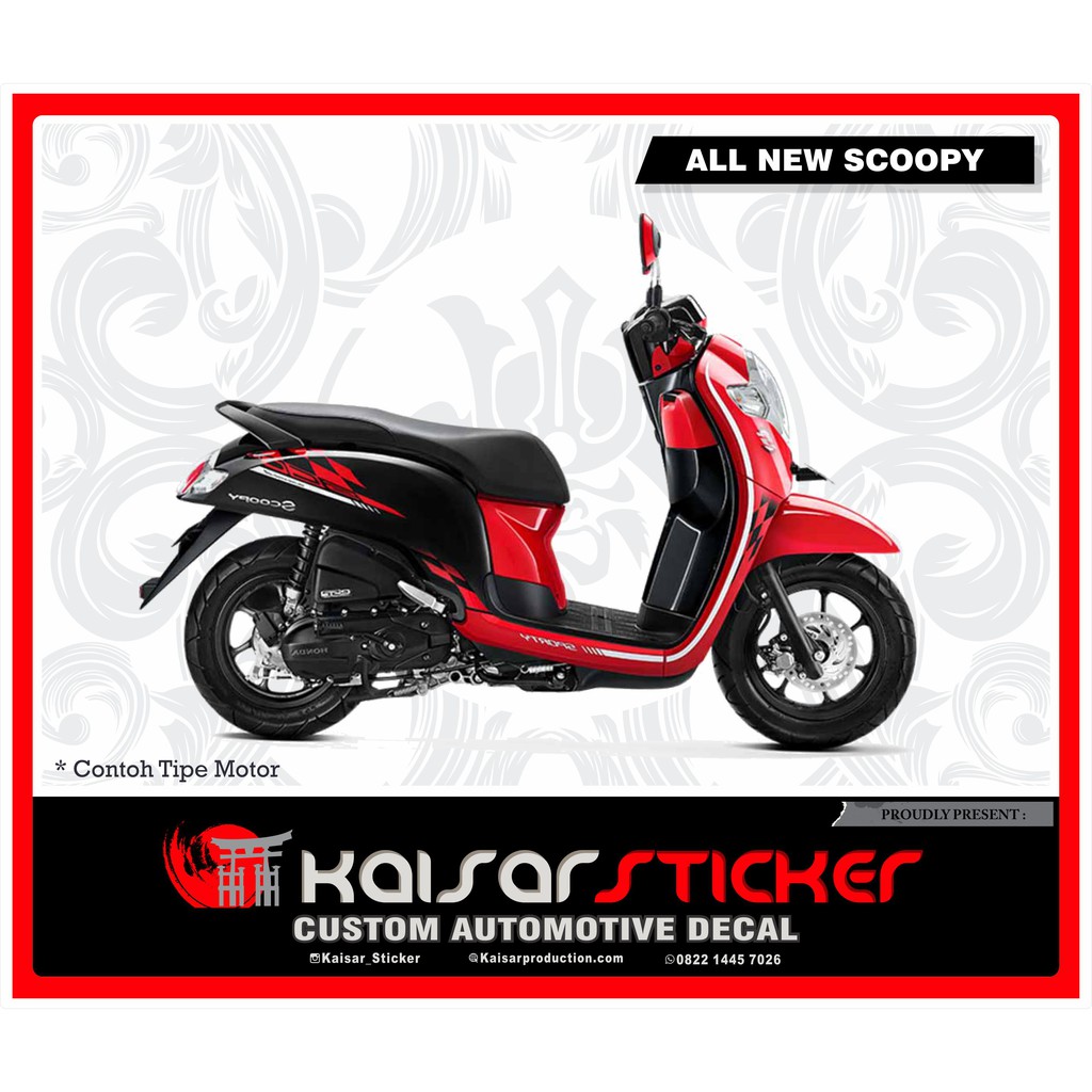 Detail Gambar Stiker Motor Scoopy Nomer 49