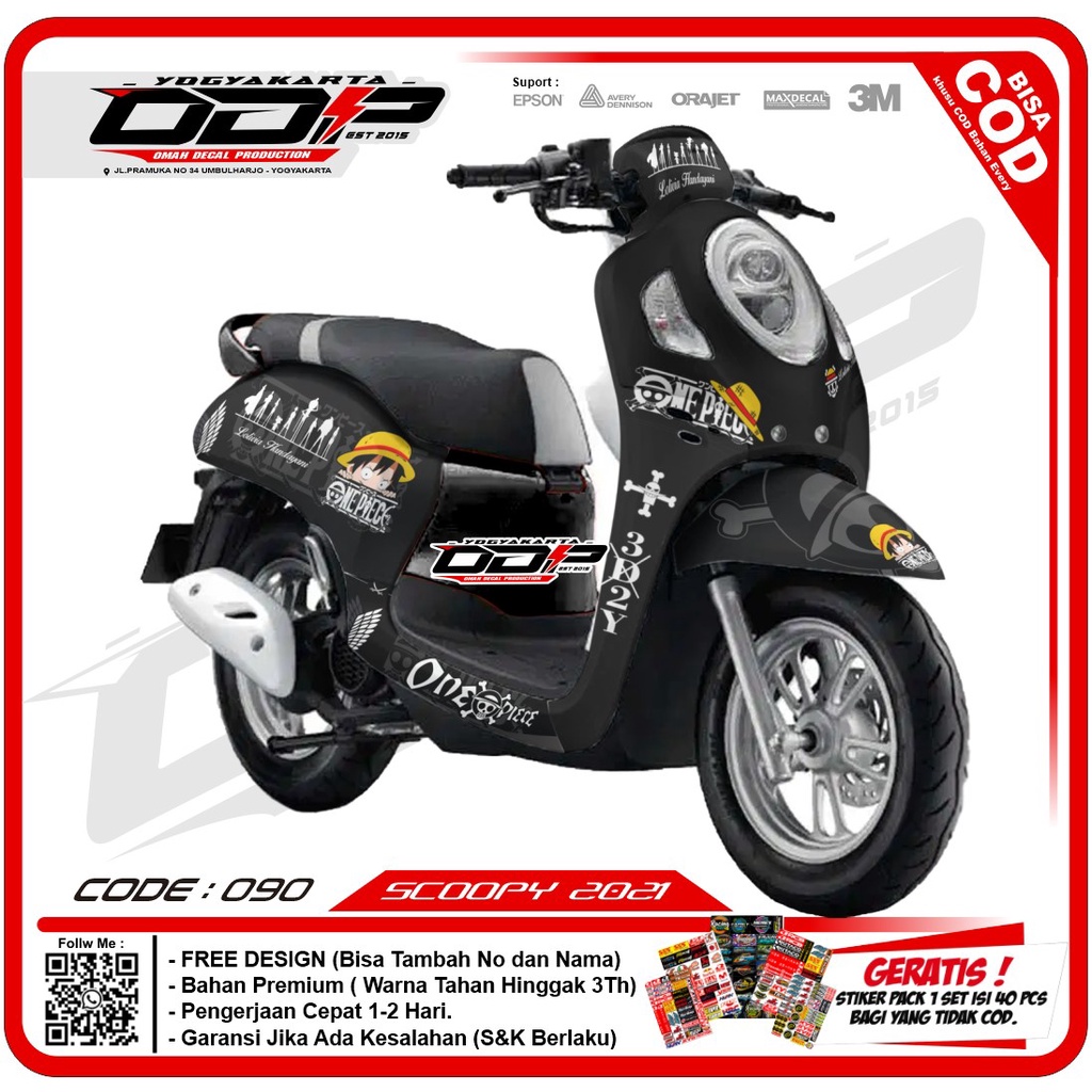 Detail Gambar Stiker Motor Scoopy Nomer 52