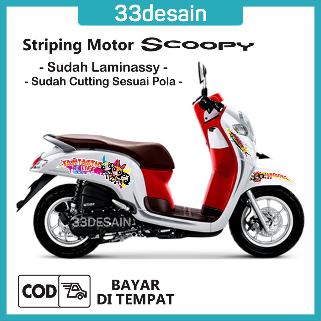 Detail Gambar Stiker Motor Scoopy Nomer 7