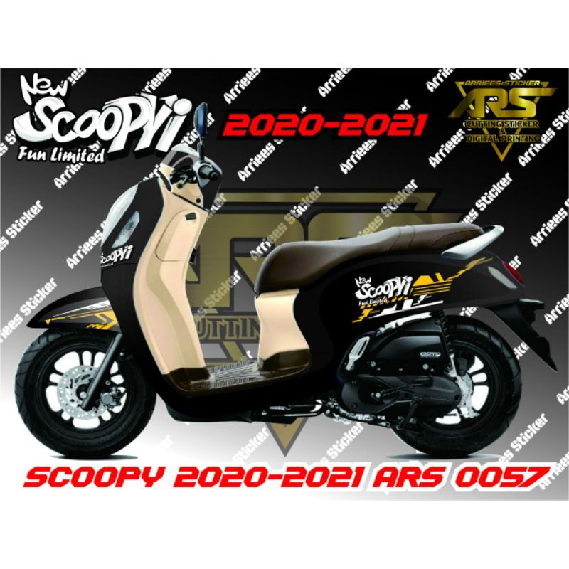 Detail Gambar Stiker Motor Scoopy Full Body Nomer 29