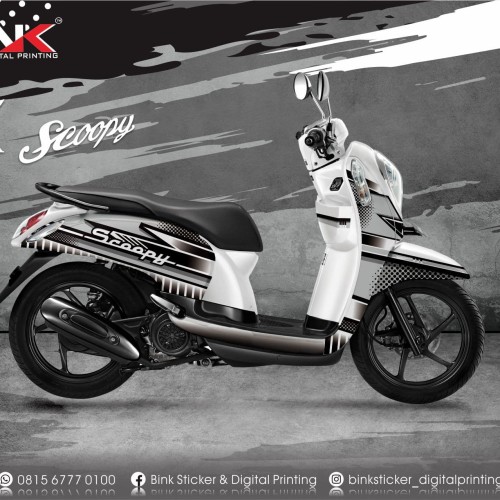 Detail Gambar Stiker Motor Scoopy Full Body Nomer 32