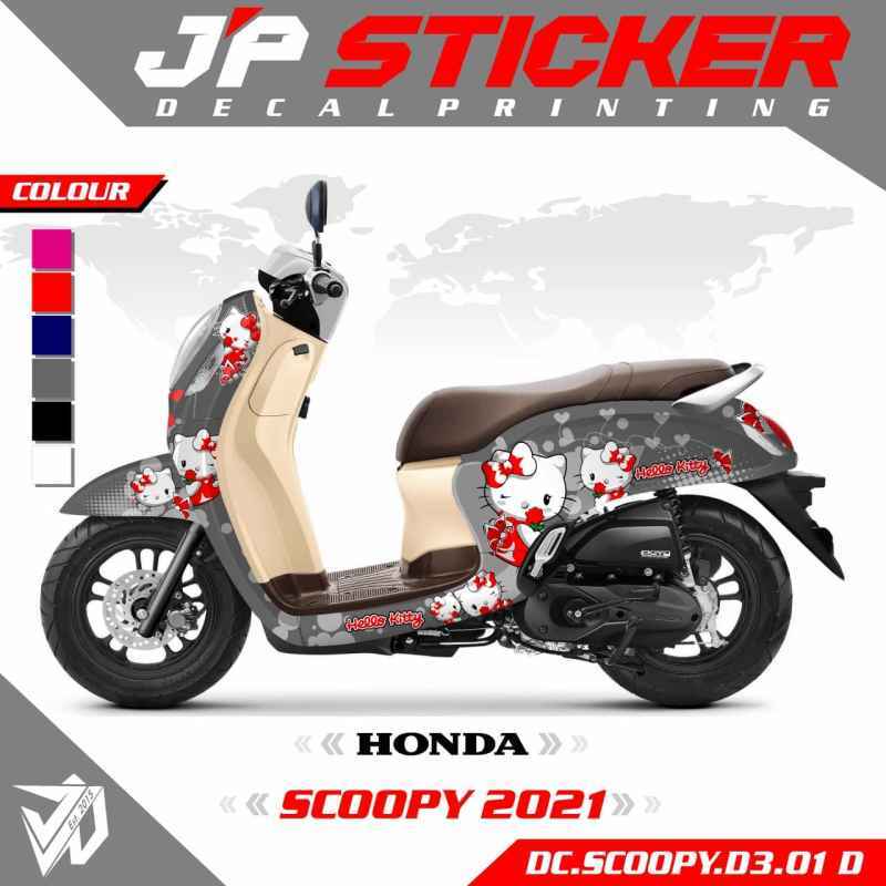 Detail Gambar Stiker Motor Scoopy Full Body Nomer 10