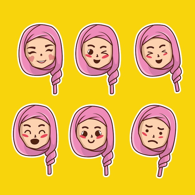 Detail Gambar Stiker Muslimah Nomer 12