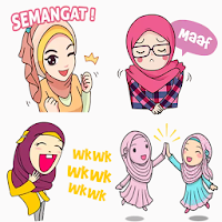 Detail Gambar Stiker Muslimah Nomer 27