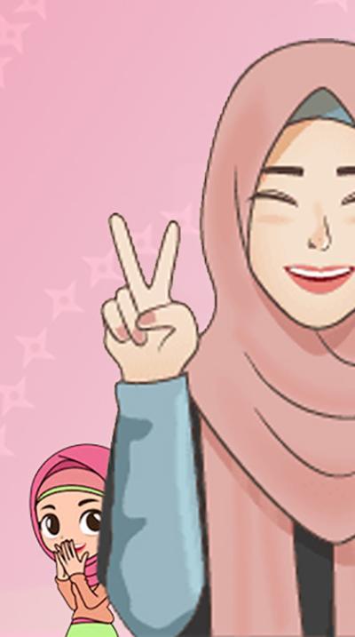 Detail Gambar Stiker Muslimah Nomer 9