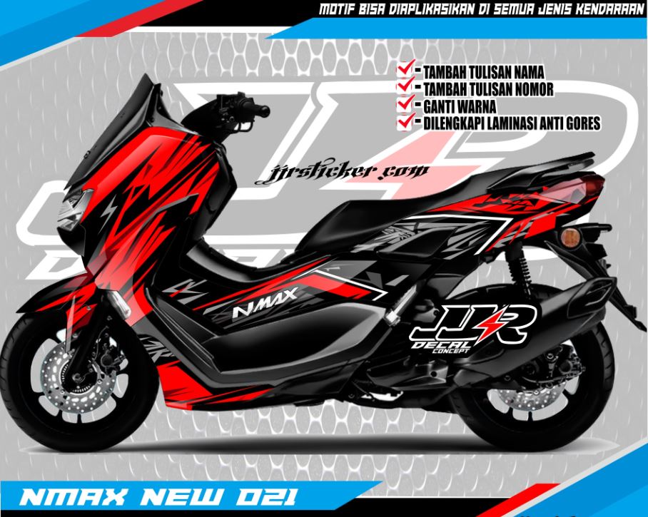 Detail Gambar Stiker Nmax Nomer 43