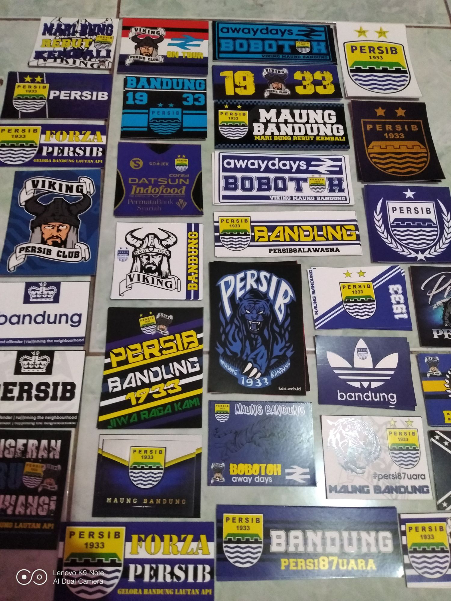 Detail Gambar Stiker Persib Nomer 14