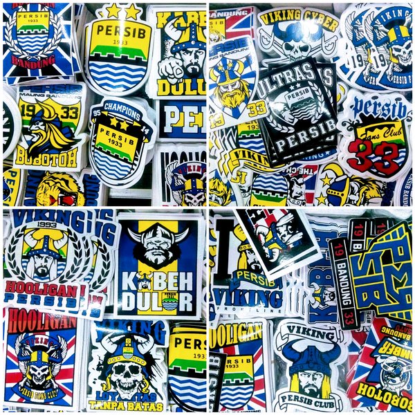 Detail Gambar Stiker Persib Nomer 3