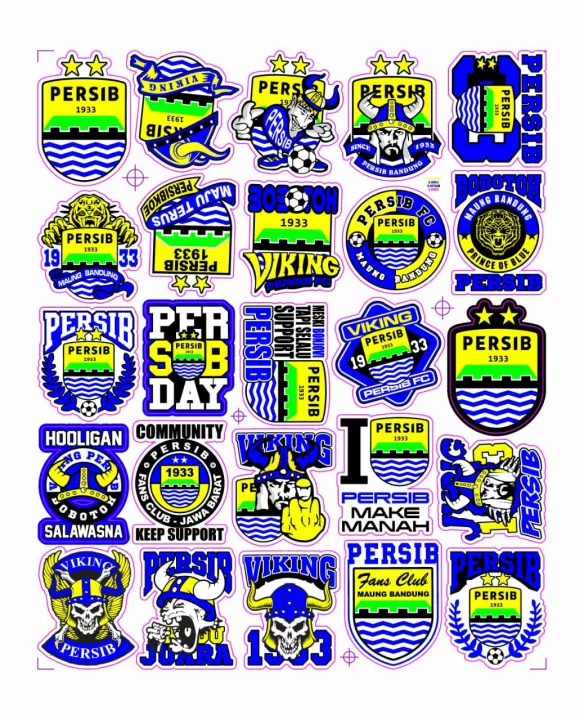 Detail Gambar Stiker Persib Nomer 8