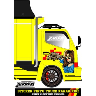 Detail Gambar Stiker Pintu Mobil Truk Nomer 11