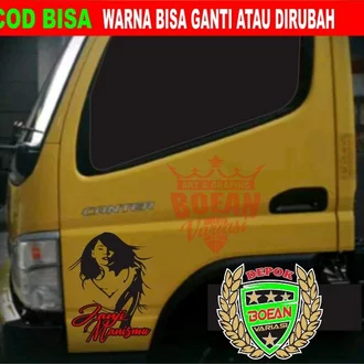 Detail Gambar Stiker Pintu Mobil Truk Nomer 26