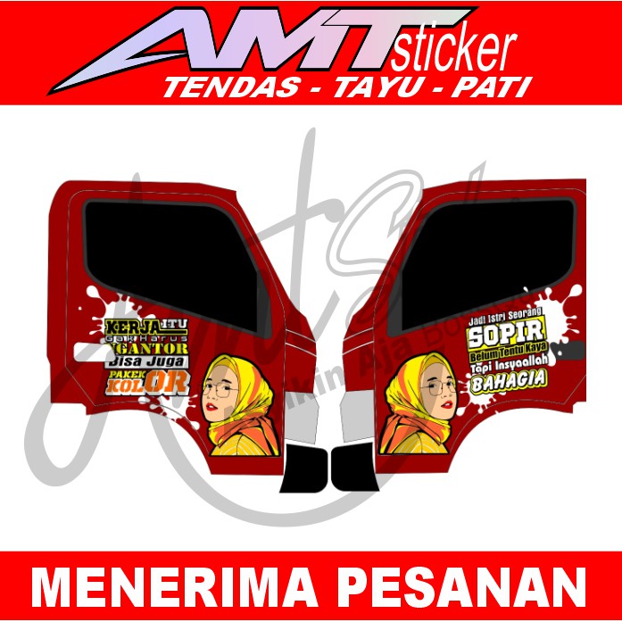 Detail Gambar Stiker Pintu Mobil Truk Nomer 30