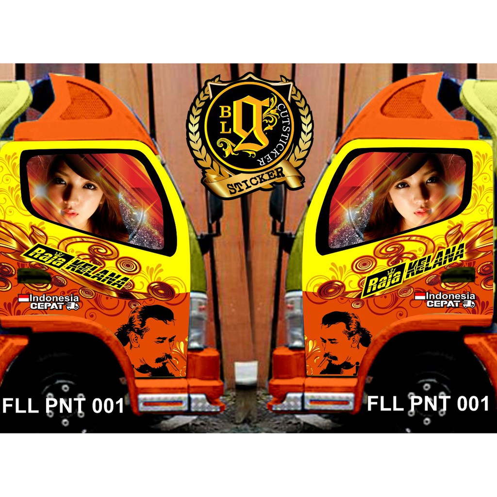 Detail Gambar Stiker Pintu Mobil Truk Nomer 32