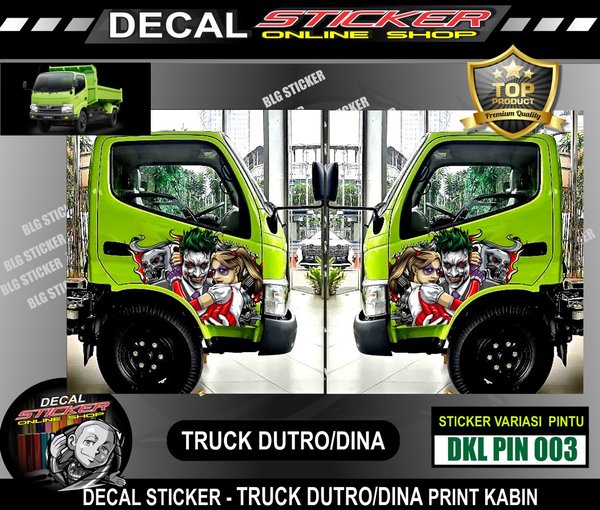 Detail Gambar Stiker Pintu Mobil Truk Nomer 5