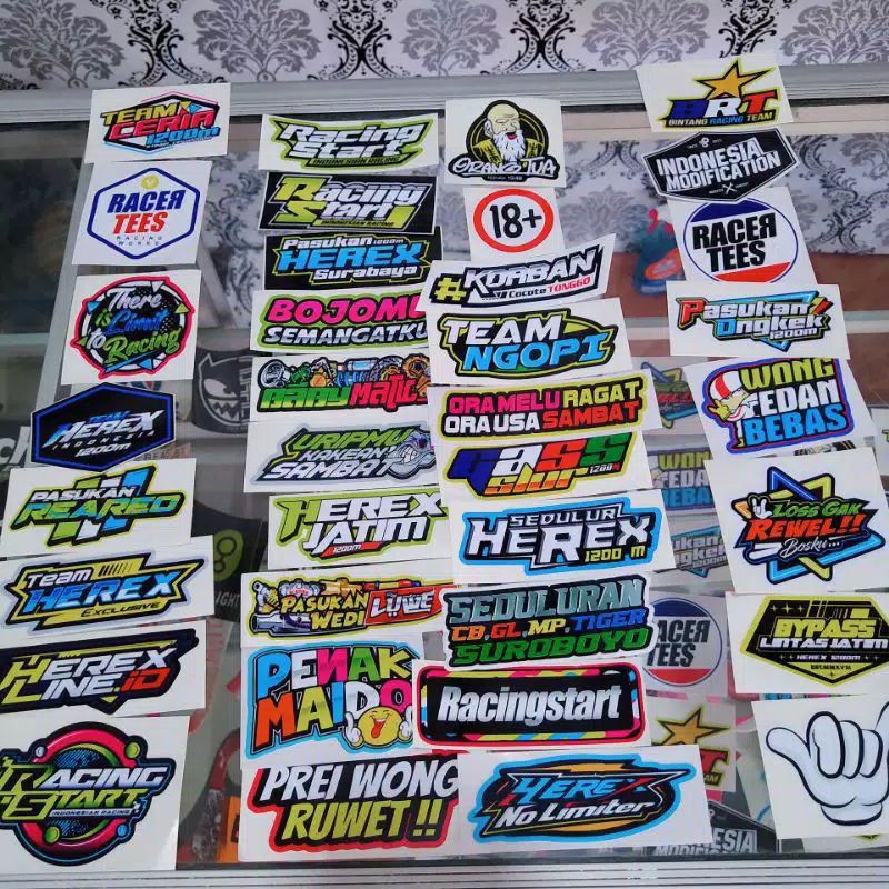 Detail Gambar Stiker Racing Nomer 39