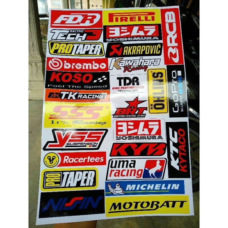 Detail Gambar Stiker Racing Keren Nomer 19