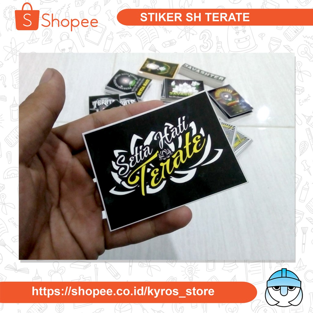 Detail Gambar Stiker Sh Terate Nomer 12