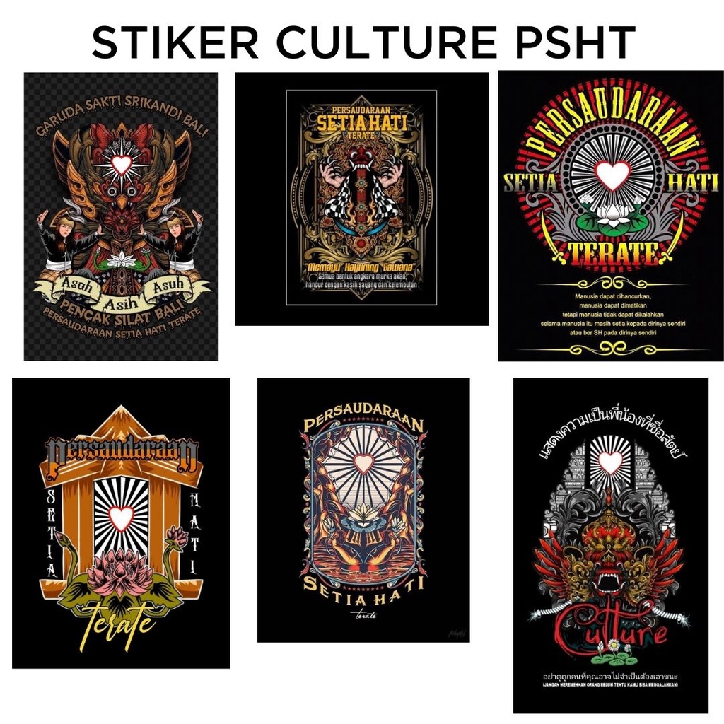 Detail Gambar Stiker Sh Terate Nomer 36