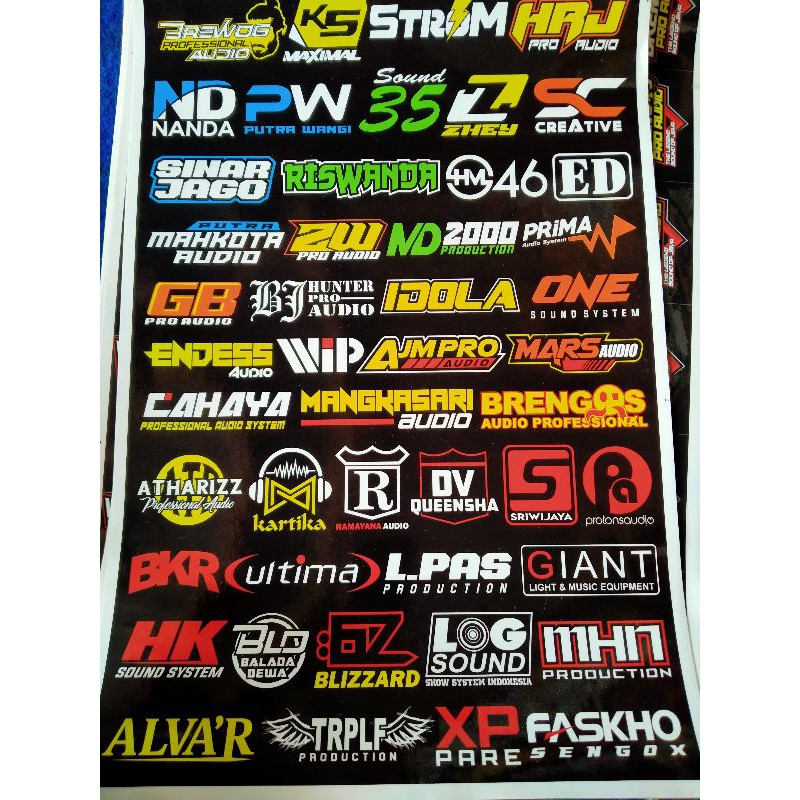 Detail Gambar Stiker Sound System Nomer 27