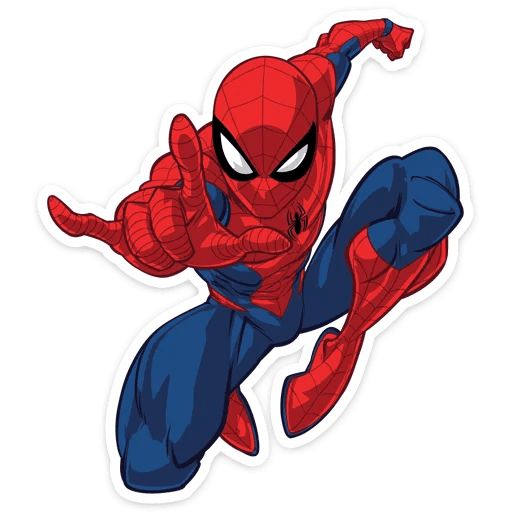 Detail Gambar Stiker Spiderman Nomer 7