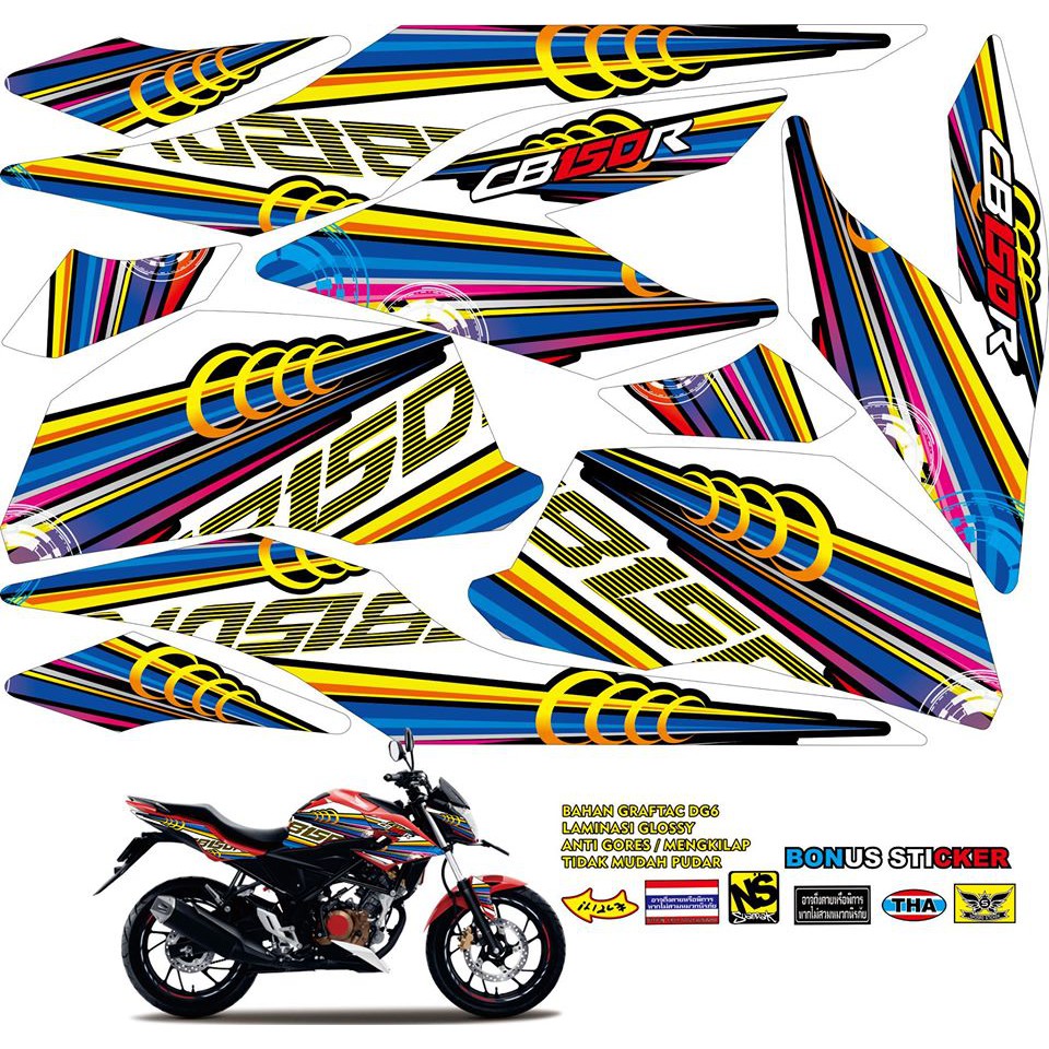 Detail Gambar Stiker Tailand Cb150r Nomer 2