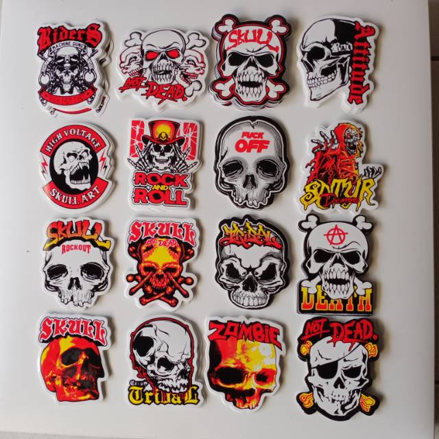 Detail Gambar Stiker Tengkorak Nomer 26