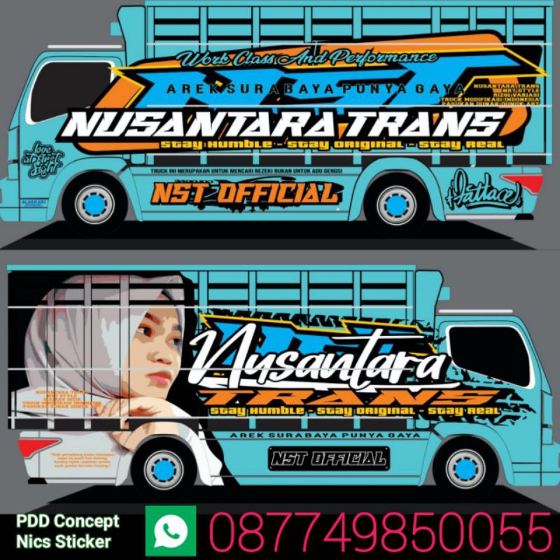 Detail Gambar Stiker Truk Nomer 6