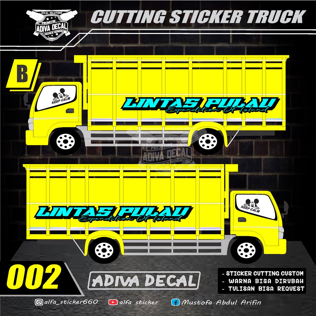 Detail Gambar Stiker Truk Nomer 57