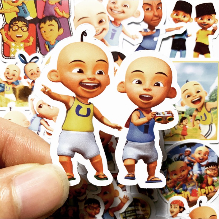 Detail Gambar Stiker Upin Ipin Nomer 36