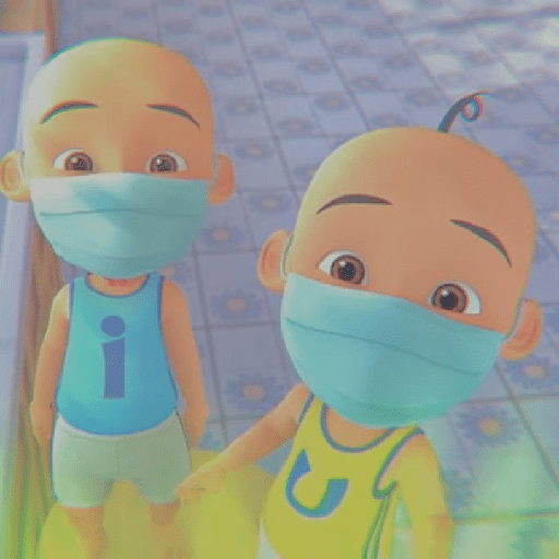 Detail Gambar Stiker Upin Ipin Nomer 54