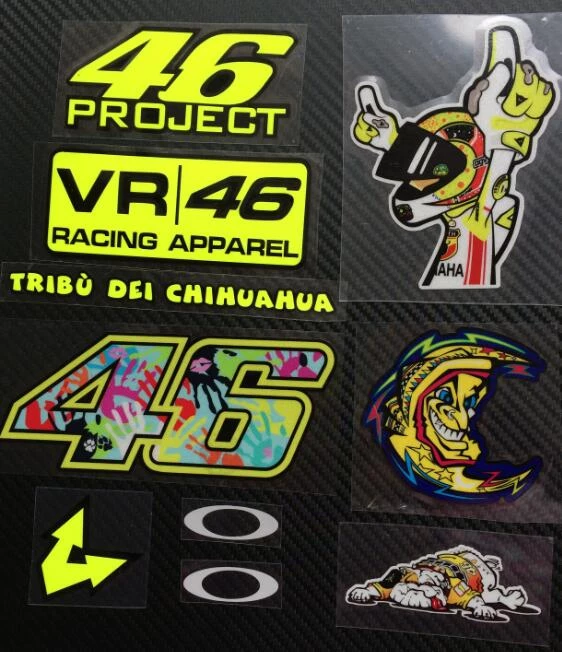 Detail Gambar Stiker Valentino Rossi Nomer 19