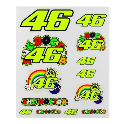 Detail Gambar Stiker Valentino Rossi Nomer 40