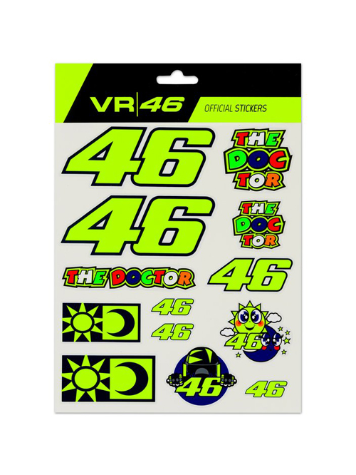 Detail Gambar Stiker Valentino Rossi Nomer 9