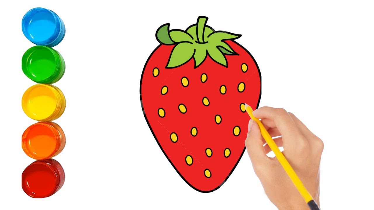 Detail Gambar Strawberry Untuk Mewarnai Nomer 46