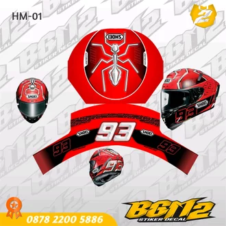 Detail Gambar Striping Helm Nomer 58