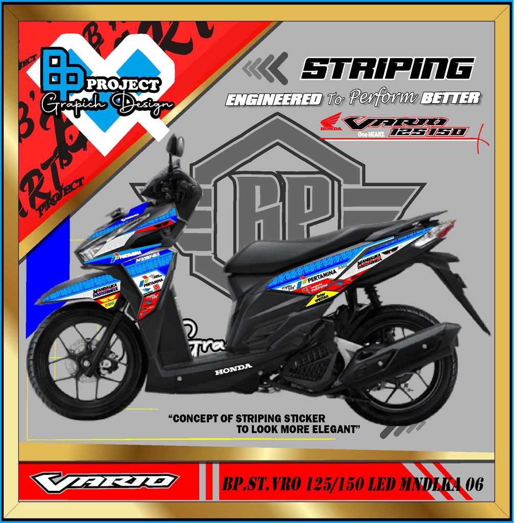 Detail Gambar Striping Motor Vario 125 Nomer 16