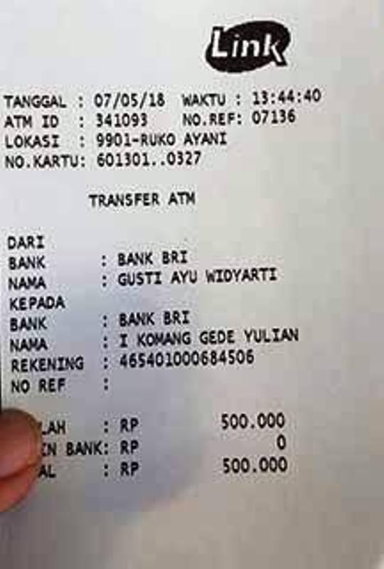 Detail Gambar Struk Transferan Bank Bni Struk Bri Nomer 3