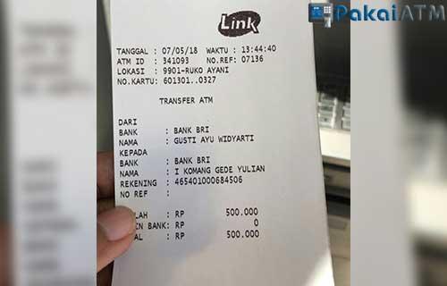 Detail Gambar Struk Transferan Bank Bni Struk Bri Nomer 5