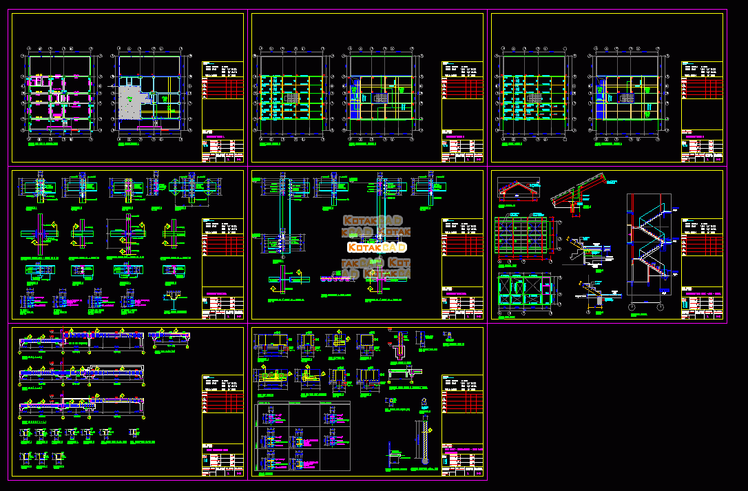 Gambar Struktur Dwg - KibrisPDR