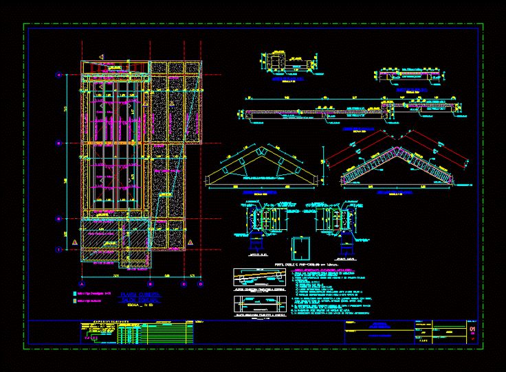 Detail Gambar Struktur Dwg Nomer 11