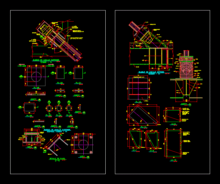 Detail Gambar Struktur Dwg Nomer 16